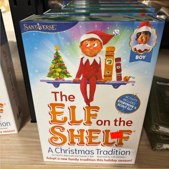 The Elf On the Shelf Storybook and Elf in Original Box - Picture 1 of 5